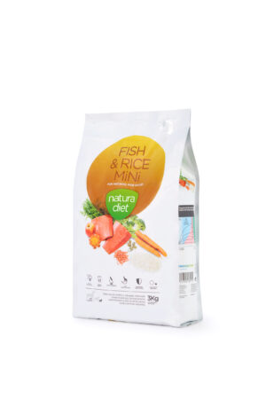 Natura Diet FISH & RICE MINI - 3Kg