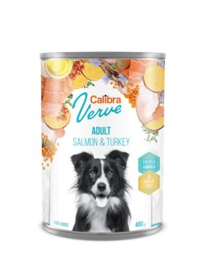 Calibra Dog GF Verve Adult Salmón Y Pavo - 400g