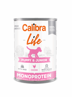 Calibra Dog Life Puppy & Junior Pollo Y Arroz  - 400g