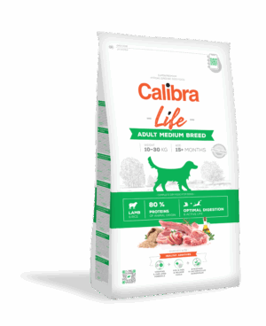 Calibra Dog Life Adult Medium Breed Lamb - 12Kg