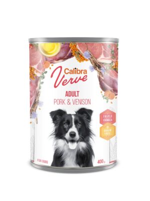 Calibra Dog GF Verve Adult Cerdo Y Venado - 400g