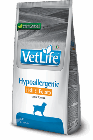 VET LIFE DOG HYPOALLERGENIC PESCADO - 2Kg