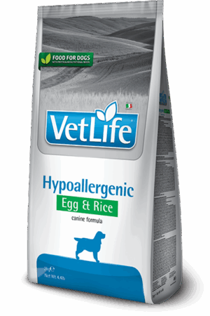 VET LIFE DOG HYPOALLERGENIC HUEVO - 2Kg