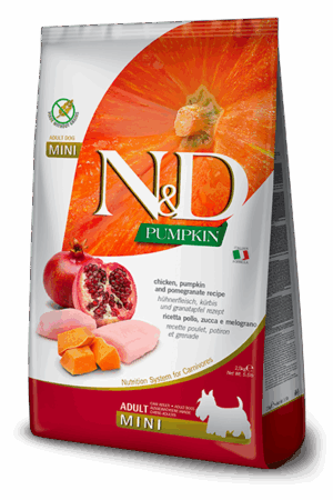 N&D PUMPKIN PUPPY MINI POLLO Y GRANADA - 7Kg