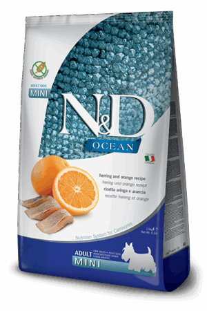N&D Ocean Mini Arenque & Naranja