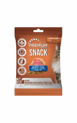 Snack Semi-húmedo Premium de Salmón y Atún